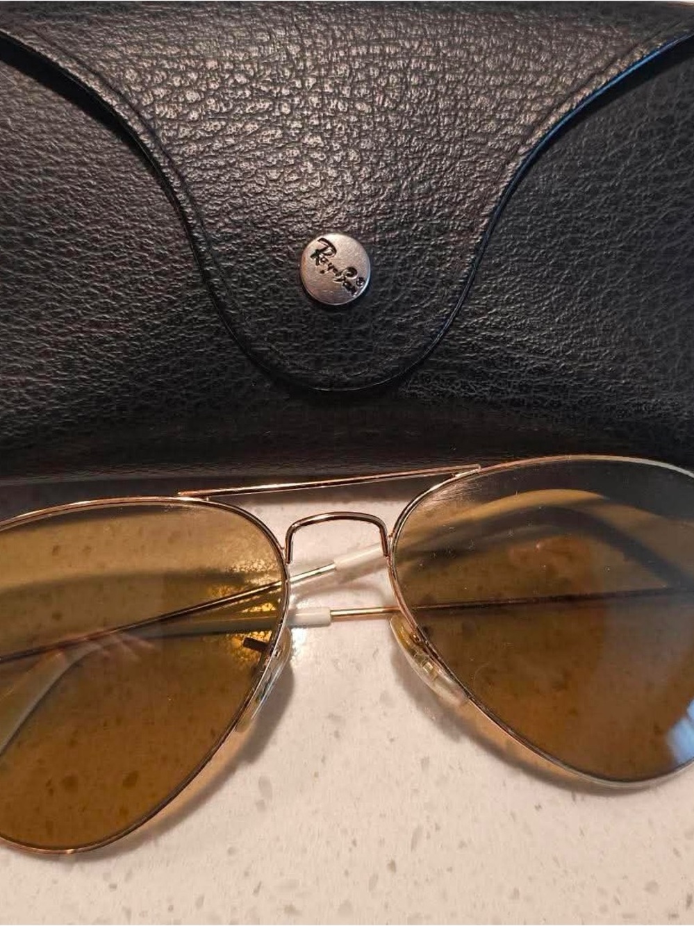 Ray-Ban m Classic Aviator Sunglasses - Brown Lenses